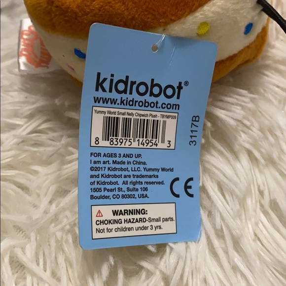 NWT Kidrobot YummyWorld Ice Cream Chipwich Plush - Picture 3 of 5